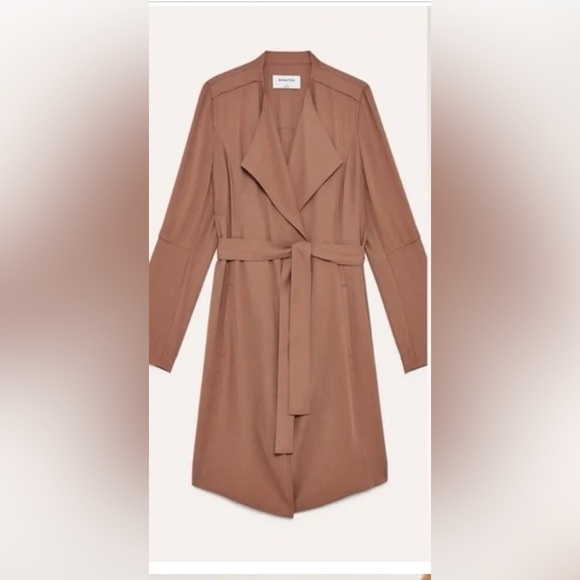 ARITZIA QUINCEY TRENCH in Camel Size small - Picture 3 of 11